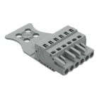 WAGO - 1-Leiter-Federleiste, CAGE CLAMP®, 2,5mm², grau