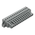 WAGO - 1-Leiter-Federleiste, CAGE CLAMP®, 2,5mm², grau