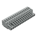 WAGO - 1-Leiter-Federleiste, CAGE CLAMP®, 2,5mm², grau