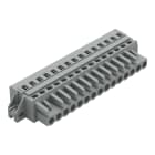 WAGO - 1-Leiter-Federleiste, CAGE CLAMP®, 2,5mm², grau