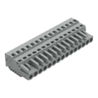WAGO - 1-Leiter-Federleiste, CAGE CLAMP®, 2,5mm², grau