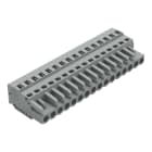 WAGO - 1-Leiter-Federleiste, CAGE CLAMP®, 2,5mm², grau
