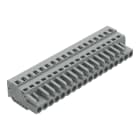 WAGO - 1-Leiter-Federleiste, CAGE CLAMP®, 2,5mm², grau