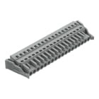 WAGO - 1-Leiter-Federleiste, CAGE CLAMP®, 2,5mm², grau
