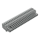 WAGO - 1-Leiter-Federleiste, CAGE CLAMP®, 2,5mm², grau
