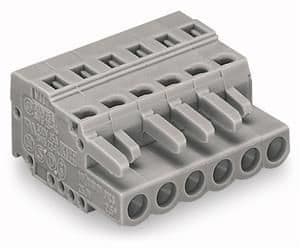 WAGO - 1-Leiter-Federleiste,CAGE CLAMP®,2,5 mm²,grau