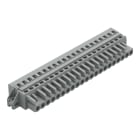 WAGO - 1-Leiter-Federleiste, CAGE CLAMP®, 2,5mm², grau