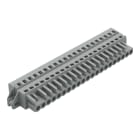 WAGO - 1-Leiter-Federleiste, CAGE CLAMP®, 2,5mm², grau