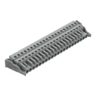 WAGO - 1-Leiter-Federleiste, CAGE CLAMP®, 2,5mm², grau