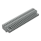 WAGO - 1-Leiter-Federleiste, CAGE CLAMP®, 2,5mm², grau