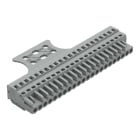 WAGO - 1-Leiter-Federleiste, CAGE CLAMP®, 2,5mm², grau