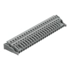 WAGO - 1-Leiter-Federleiste, CAGE CLAMP®, 2,5mm², grau