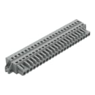 WAGO - 1-Leiter-Federleiste, CAGE CLAMP®, 2,5mm², grau