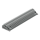 WAGO - 1-Leiter-Federleiste, CAGE CLAMP®, 2,5mm², grau