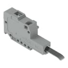 WAGO - Prüfsteckermodul mit Kontaktzunge, für Serie 236, Rastermaß 5mm / 0.197 in, grau
