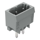 WAGO - THT-Stiftleiste, Lötstift 1, 2x1, 2mm, gerade, grau