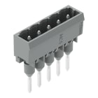 WAGO - Stiftleiste für Reihenklemmen, Stifte 1, 2x1, 2mm, gerade, grau