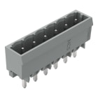 WAGO - THT-Stiftleiste, Lötstift 1, 2x1, 2mm, gerade, grau