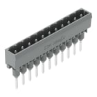 WAGO - Stiftleiste für Reihenklemmen, Stifte 1, 2x1, 2mm, gerade, grau