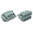 WAGO - 2-Leiter-Federleiste, Push-in CAGE CLAMP®, 2,5mm², grau