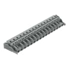 WAGO - 1-Leiter-Federleiste, CAGE CLAMP®, 2,5mm², grau