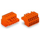 WAGO - 2-Leiter-Federleiste, Push-in CAGE CLAMP®, 2,5mm², orange