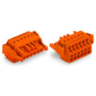 WAGO - 2-Leiter-Federleiste, Push-in CAGE CLAMP®, 2,5mm², orange