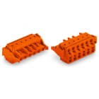WAGO - 2-Leiter-Federleiste, Push-in CAGE CLAMP®, 2,5mm², orange