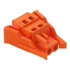 WAGO - 1-Leiter-Federleiste, CAGE CLAMP®, 2,5mm², orange