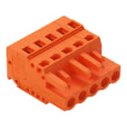 WAGO - 1-Leiter-Federleiste, CAGE CLAMP®, 2,5mm², orange