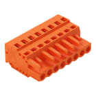 WAGO - 1-Leiter-Federleiste, CAGE CLAMP®, 2,5mm², orange