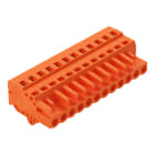 WAGO - 1-Leiter-Federleiste, CAGE CLAMP®, 2,5mm², orange