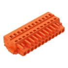 WAGO - 1-Leiter-Federleiste, CAGE CLAMP®, 2,5mm², orange