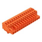 WAGO - 1-Leiter-Federleiste, CAGE CLAMP®, 2,5mm², orange