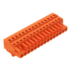 WAGO - 1-Leiter-Federleiste, CAGE CLAMP®, 2,5mm², orange