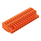 WAGO - 1-Leiter-Federleiste, CAGE CLAMP®, 2,5mm², orange