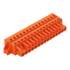 WAGO - 1-Leiter-Federleiste, CAGE CLAMP®, 2,5mm², orange