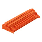 WAGO - 1-Leiter-Federleiste, CAGE CLAMP®, 2,5mm², orange
