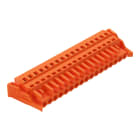 WAGO - 1-Leiter-Federleiste, CAGE CLAMP®, 2,5mm², orange