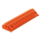 WAGO - 1-Leiter-Federleiste, CAGE CLAMP®, 2,5mm², orange