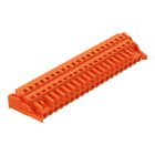 WAGO - 1-Leiter-Federleiste, CAGE CLAMP®, 2,5mm², orange