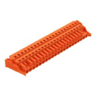 WAGO - 1-Leiter-Federleiste, CAGE CLAMP®, 2,5mm², orange