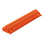 WAGO - 1-Leiter-Federleiste, CAGE CLAMP®, 2,5mm², orange