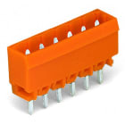 WAGO - THT-Stiftleiste, Lötstift 1, 2x1, 2mm, gerade, orange