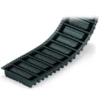 WAGO - THR-Stiftleiste, Lötstift 1, 0x1, 0mm, abgewinkelt, schwarz