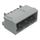 WAGO - THT-Stiftleiste, Lötstift 1, 0x1, 0mm, abgewinkelt, grau