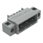 WAGO - THT-Stiftleiste, Lötstift 1, 0x1, 0mm, abgewinkelt, grau