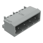 WAGO - THT-Stiftleiste, Lötstift 1, 0x1, 0mm, abgewinkelt, grau