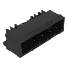 WAGO - THR-Stiftleiste, Lötstift 1, 0x1, 0mm, abgewinkelt, schwarz