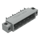 WAGO - THT-Stiftleiste, Lötstift 1, 0x1, 0mm, abgewinkelt, grau